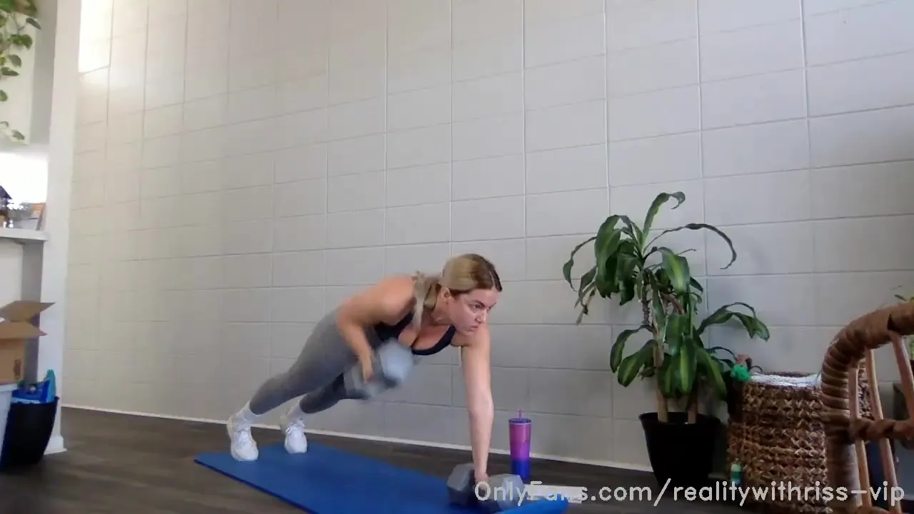 Riss grinds out her curls, legs up and horny as hell, dripping for more