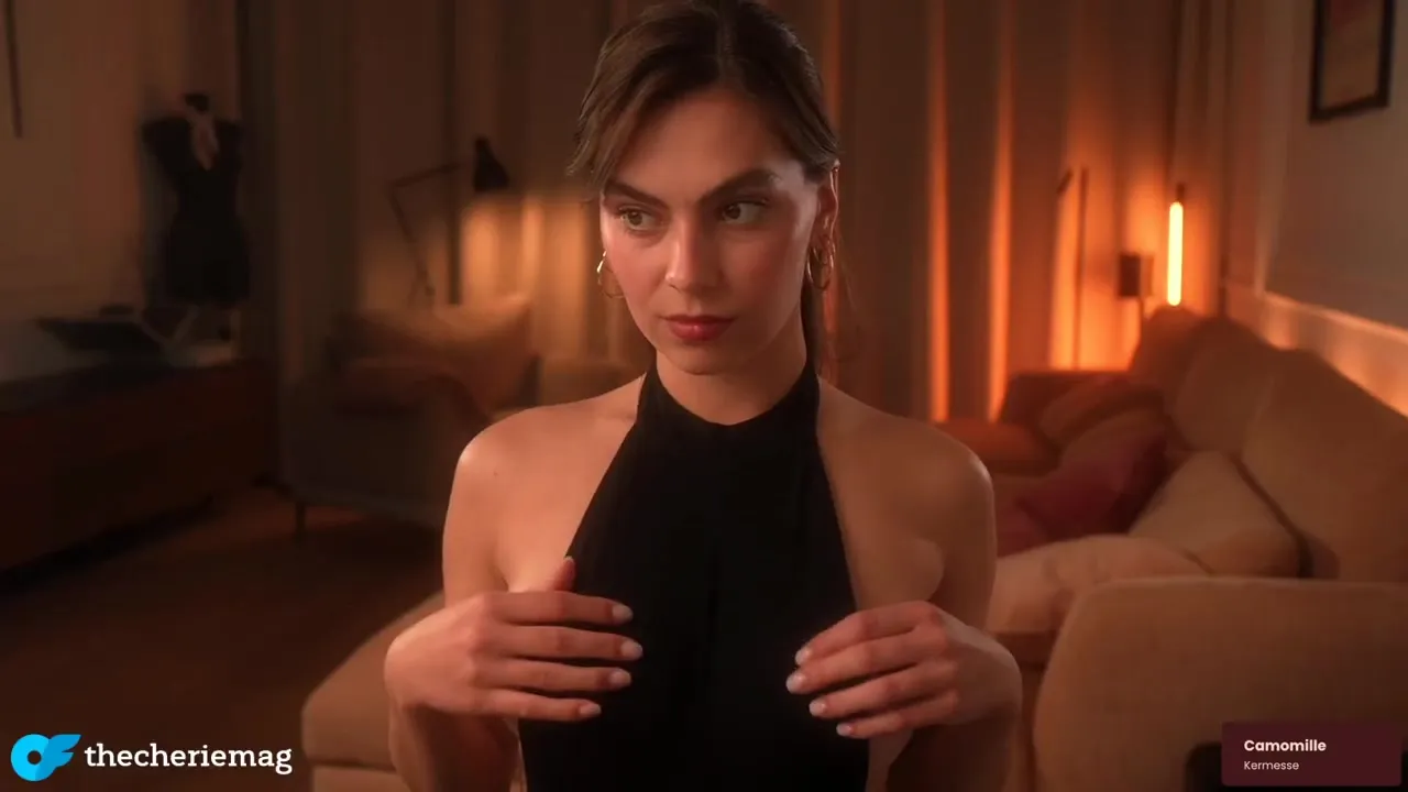 Black halter and leggings, Thecheriemag bares her big tits and gets her ass greedily grabbed, no mercy asked