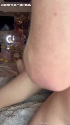 Pounding doggystyle, Ashley moans as he yanks her pink hair