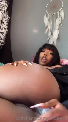 Nye Lt in a black hoodie, moaning wild and wet as the pink vibrator works her open
